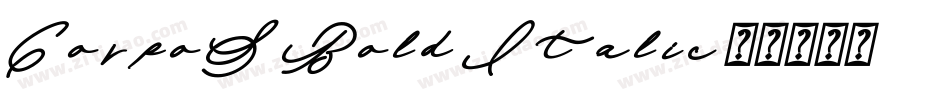 CorpoS Bold Italic字体转换